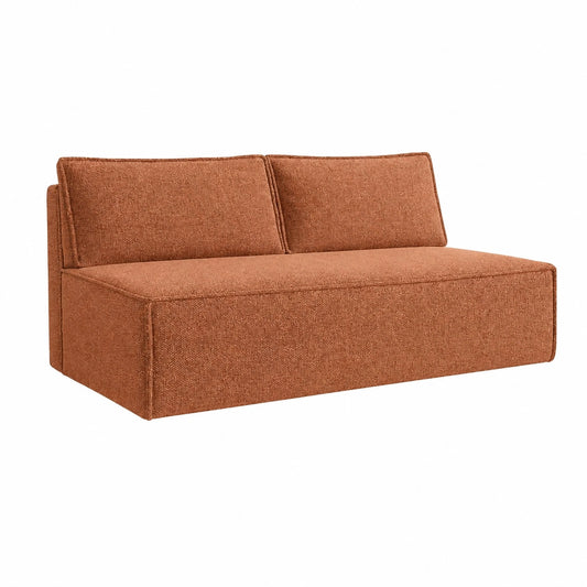Kaiser Möbel 3-Sitzer Schlafsofa ohne Armlehnen mit Bettkasten, Bequemes Klappsofa für Wohnzimmer